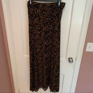 Black & Brown Maxi skirt